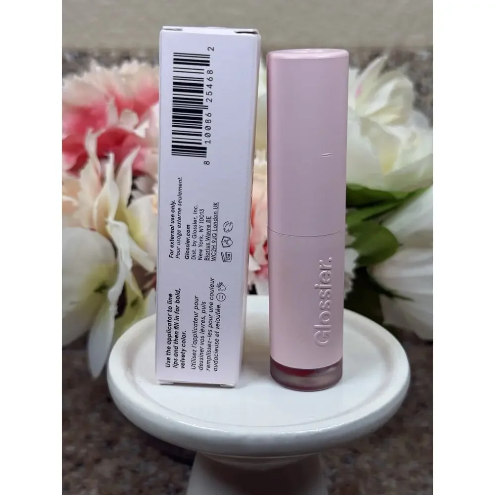 Glossier g suit Soft Touch Lip Crème, Jet, Velvet Cream Formula 0.20 fl oz